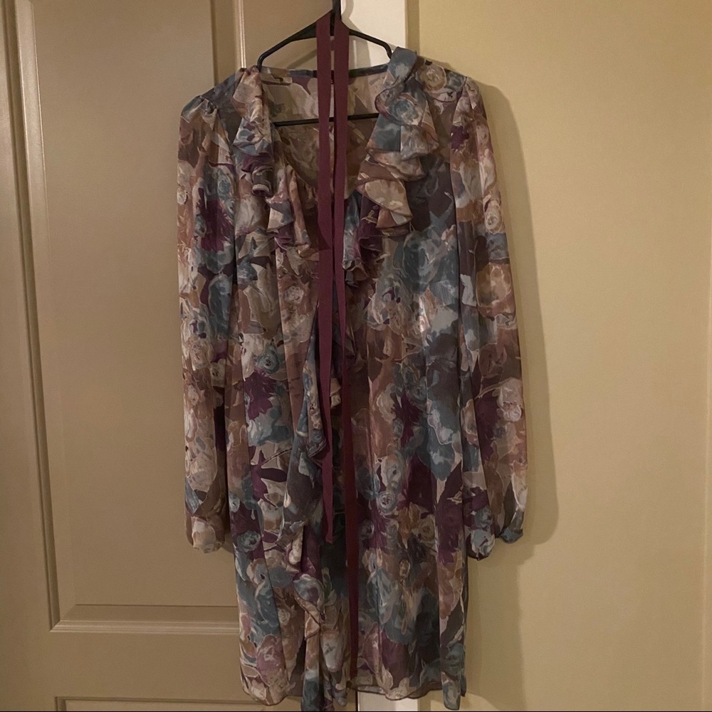 Sisley by Benetton Floral Dress Small